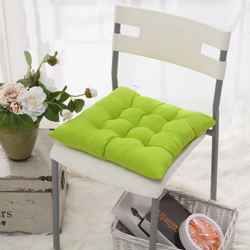 HULIANFU Winter Home Chair Cushion New Outdoor Thick Cushion Pad Office Dining Chair Mattress Pure Sofa Chair Back Pad Comfort Square - Deanwangkt