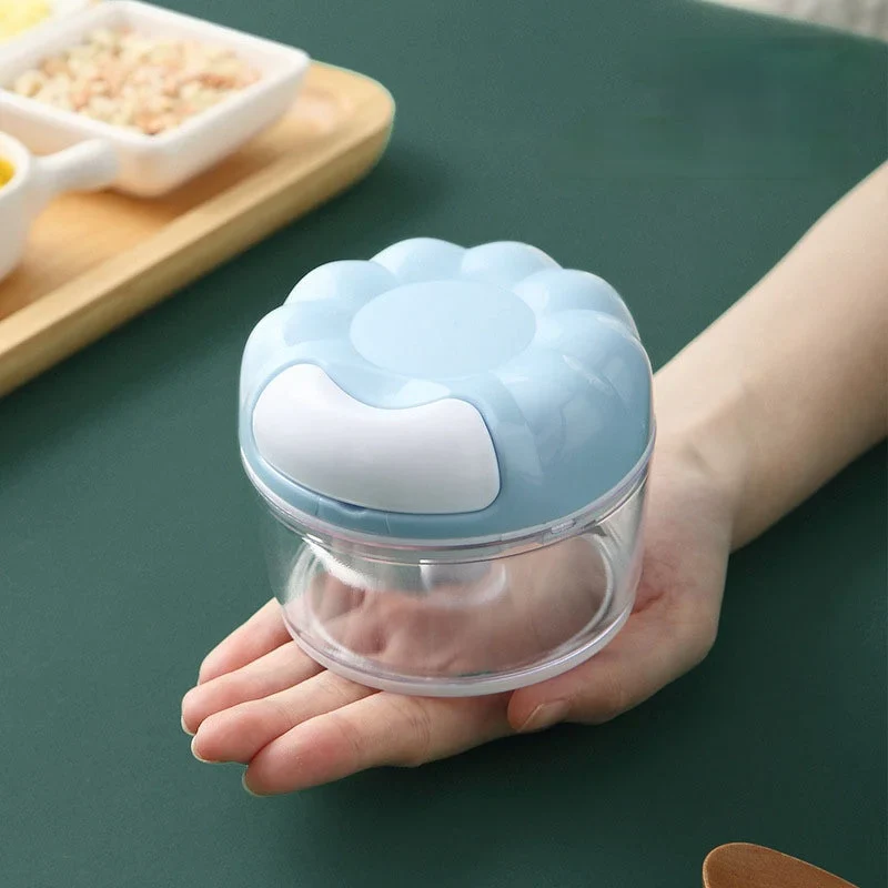 HULIANFU Multi-function Garlic Grinding Chopper Manual Garlic Press Food Vegetables Cutter Meat Grinders Kitchen Gadgets pepper corn - Deanwangkt