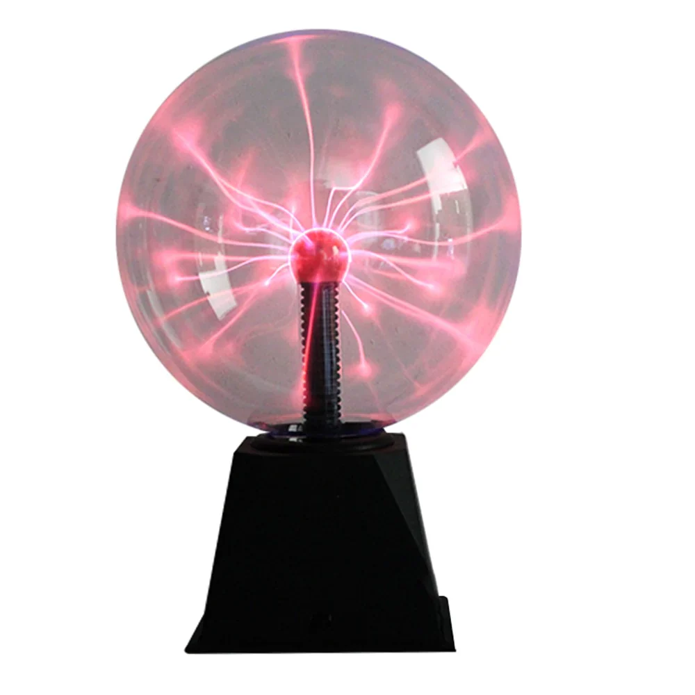 HULIANFU Novelty Glass Magic Plasma Ball Light 3 4 5 6 inch Table Lights Sphere Nightlight Magic Plasma Night Lamp - Deanwangkt
