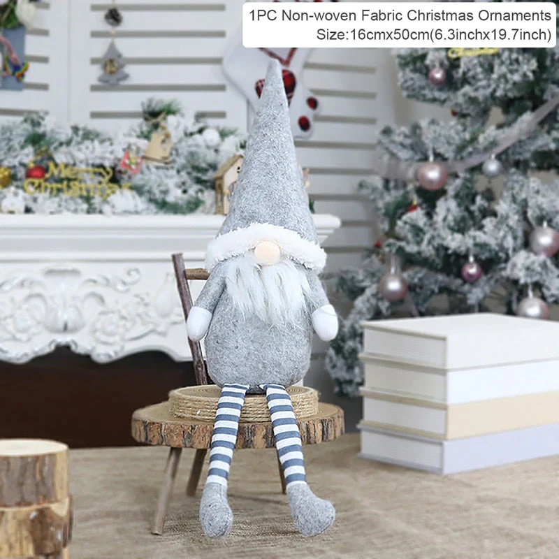 HULIANFU Santa Claus Christmas Doll Merry Christmas Decorations for Home Elk Christmas Ornaments Xmas Tree Decor  Navidad Natal Gifts - Deanwangkt