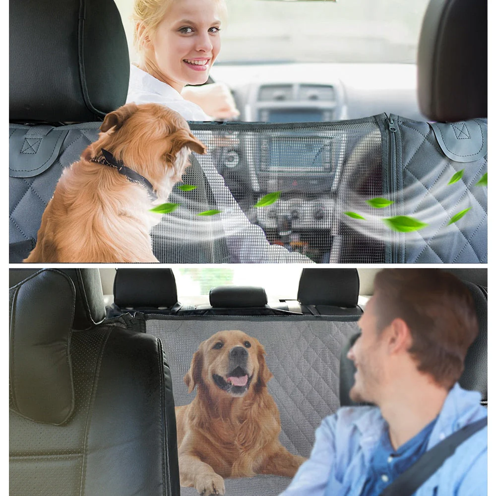 HULIANFU PETRAVEL Dog Car Seat Cover Waterproof Pet Travel Dog Carrier Hammock Car Rear Back Seat Protector Mat Safety Carrier For Dogs - Deanwangkt