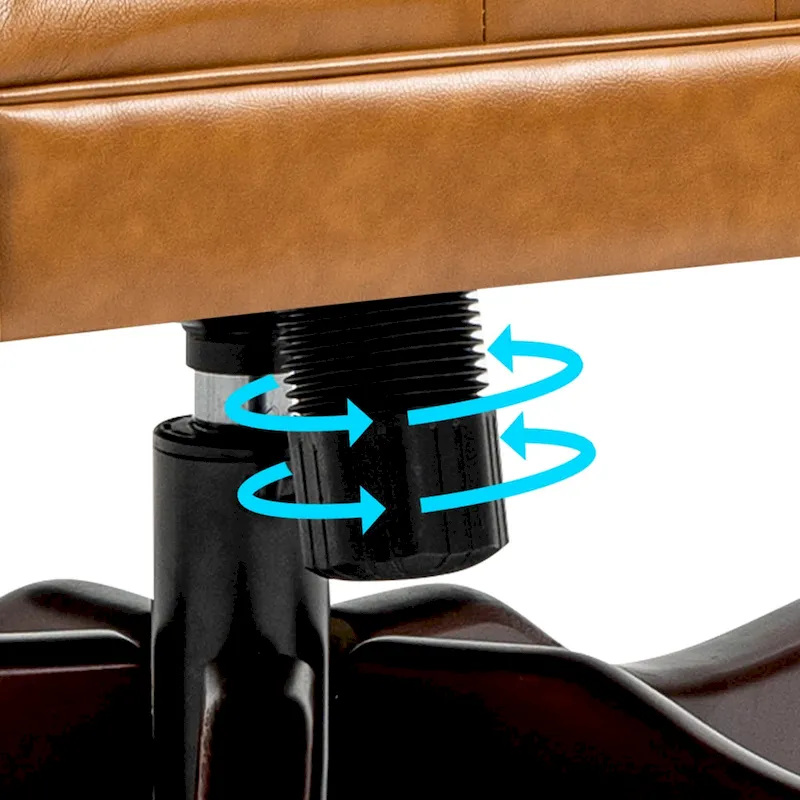 AVAWING Classic Executive Office Chair High Back Wingback Boss Chair