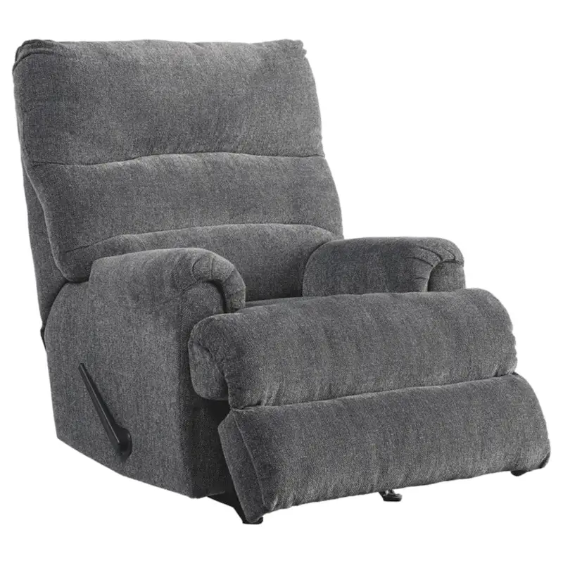 Man Fort Contemporary Rocker Recliner Graphite