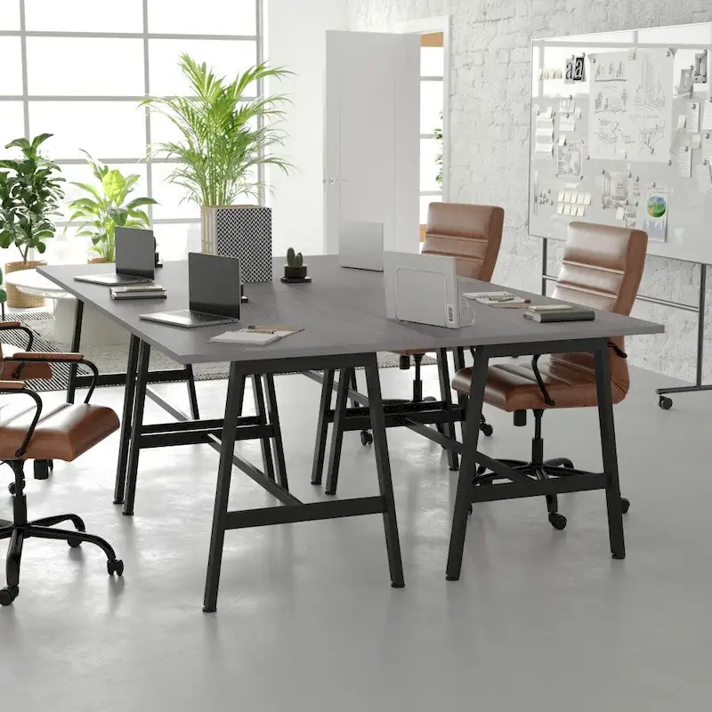 Commercial Conference Table with Laminate Top and A-Frame Base