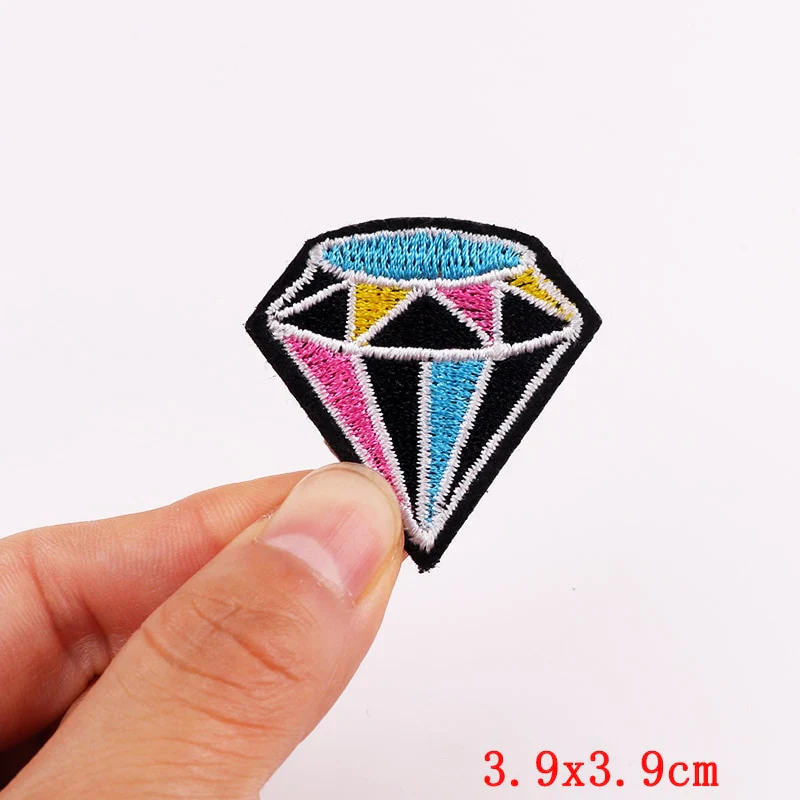 HULIANFU Mushroom Applique Embroidered Patches On Kids Clothes DIY Iron On Patches Cartoon Patches For Clothing Stickers Animal Badges - Deanwangkt