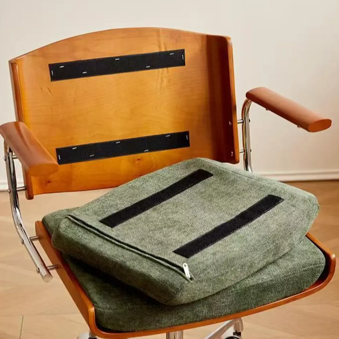 Modern Green Fabric Ergonomic Swivel Office Chair