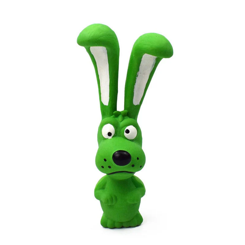 HULIANFU Pets Dog Toys Screaming Chicken Squeeze Sound Toy Rubber Pig Duck Squeaky Chew Bite Resistant Toy Puppy Training Interactive - Deanwangkt