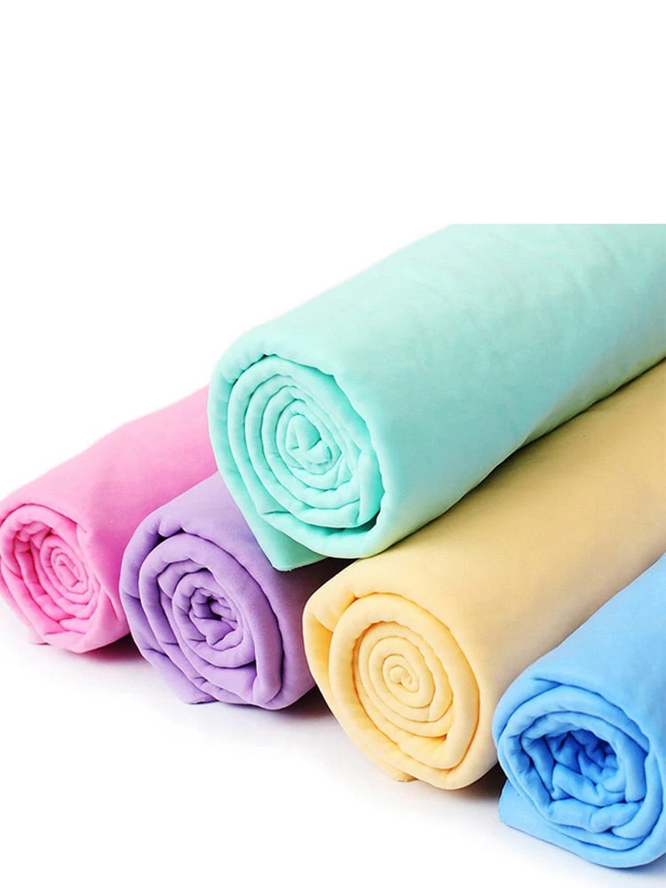 HULIANFU Rapid Water Absorption Pet Dog Cat Bath Towel Soft Cleaning Wipes Magic Hair Dry PVA Multifunction for House Car Pet Towel - Deanwangkt