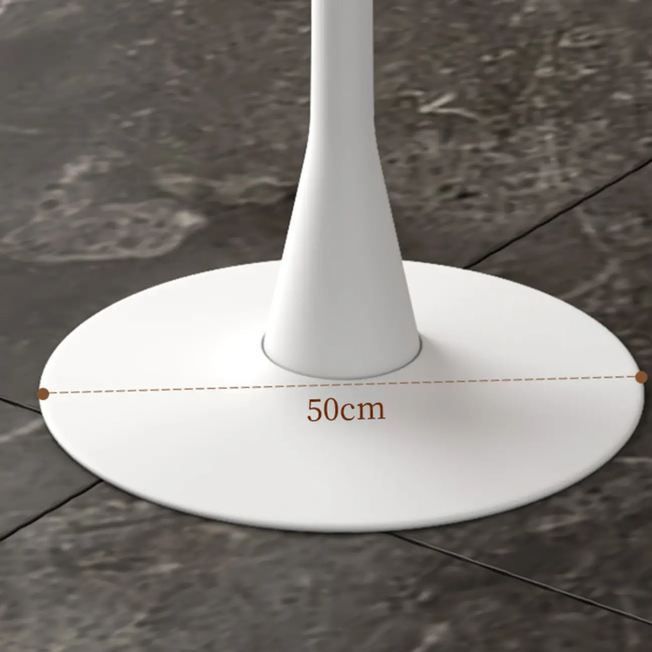 Modern Matte Black Metal Pedestal Round Wood Bar Tables