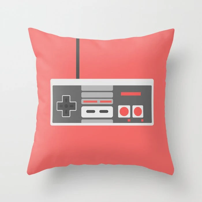 HULIANFU Super Hot Game Fans Video Gamepads Cushion Cases Retro Games Decorative Pillows Case Livingroom Sofa Couch Bed Car Throw Pillows - Deanwangkt