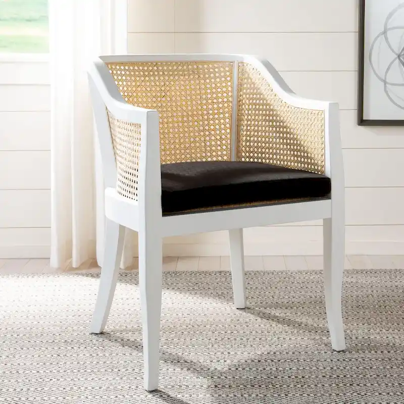 SAFAVIEH Velva Cane Dining Chair - 23.8 x 23.2 x 32.1 - 24Wx23Dx32H