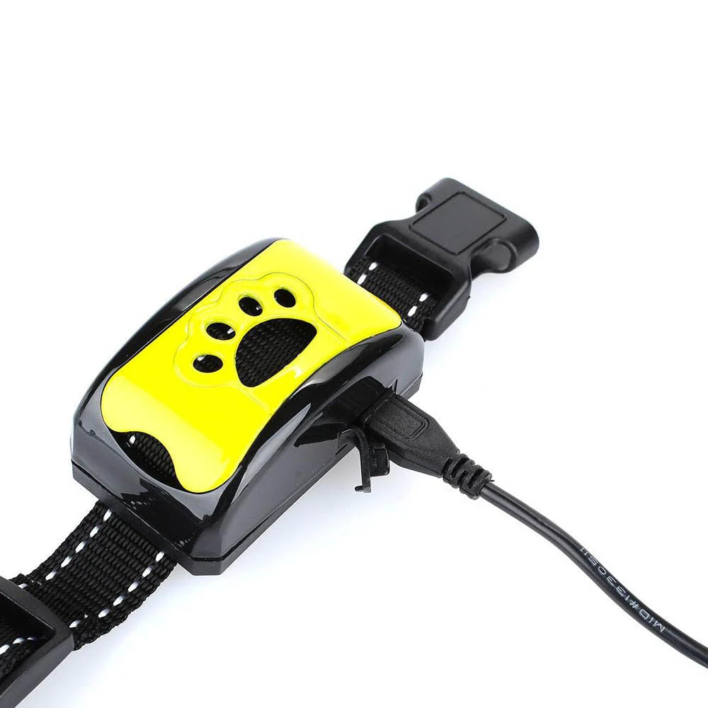 HULIANFU Pet Dog Anti-Barking Automatic Collar Dog Training Collar USB Electric Ultrasonic Dog Stop Barking Vibration Anti Bark Collar - Deanwangkt