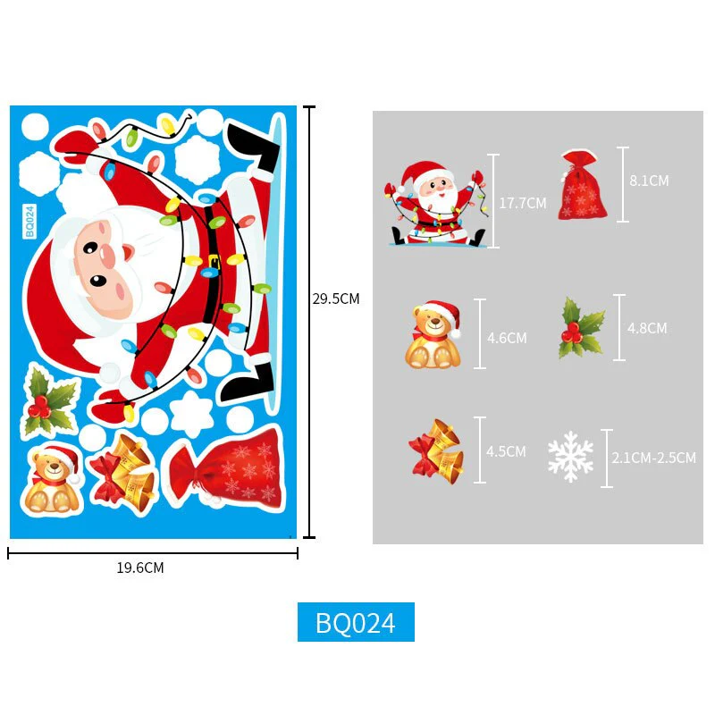 HULIANFU Wooden Christmas Door Wreath Oranments Wall Xmas Dec Merry Christmas Decor For Home  Happy New Year Naviidad Door Wreath - Deanwangkt