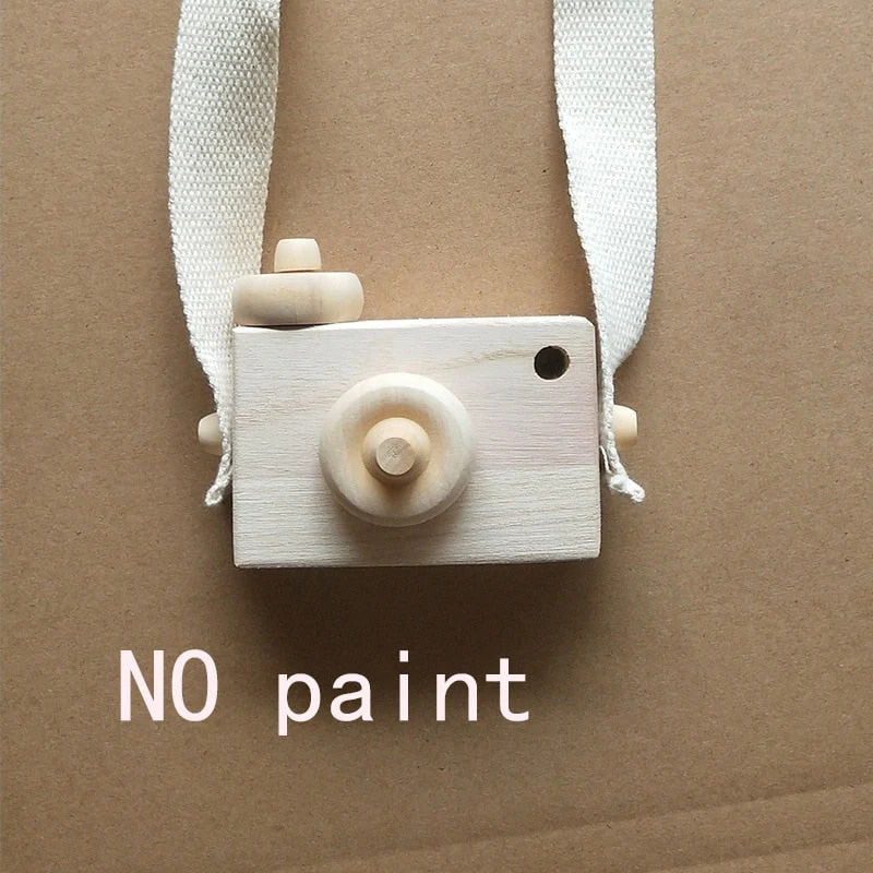 HULIANFU Nordic European Style Camera Toys Baby Kids Room Decor Furnishing Articles Child Christmas Birthday Wood Gifts - Deanwangkt