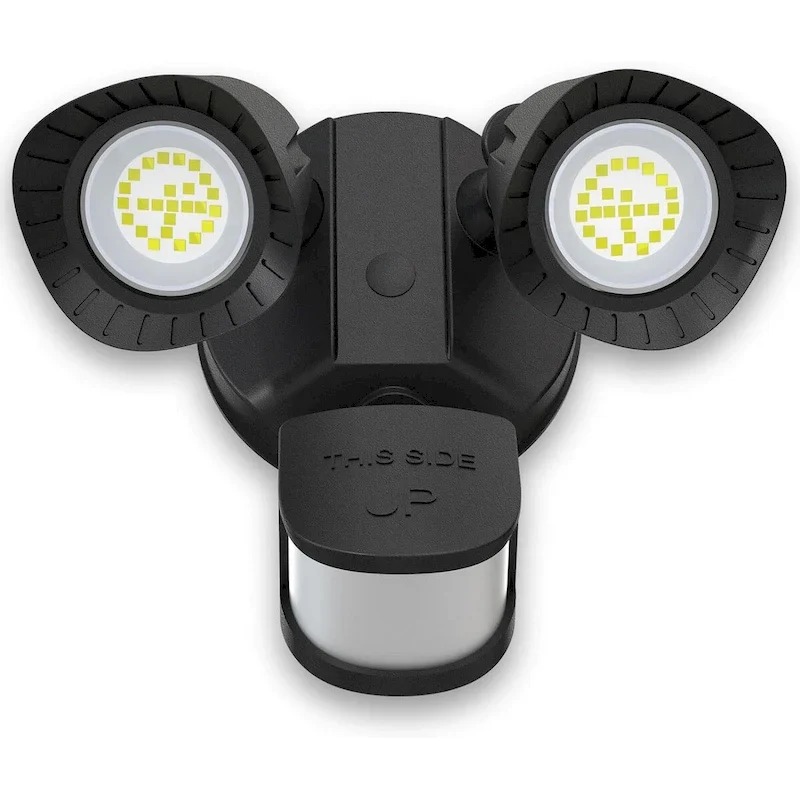 24W LED Flood Motion Sensor Outdoor Lights, 1800LM 5000K IP54 Waterproof, 5 Lighting Modes, 4 Lighting Durations