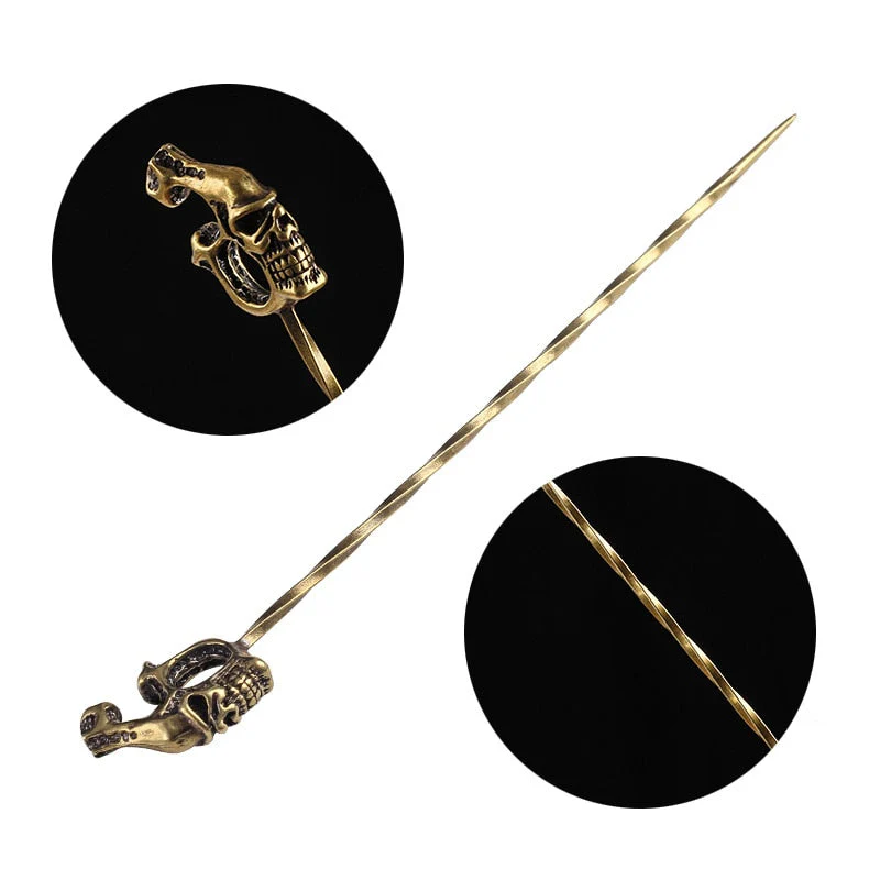 HULIANFU Retro Carved Cigar Drill Dredge Cigar Pass Needle Personality Engraved Cigar Needle Drill Cigar Knife Cigar Smoking Accessories - Deanwangkt