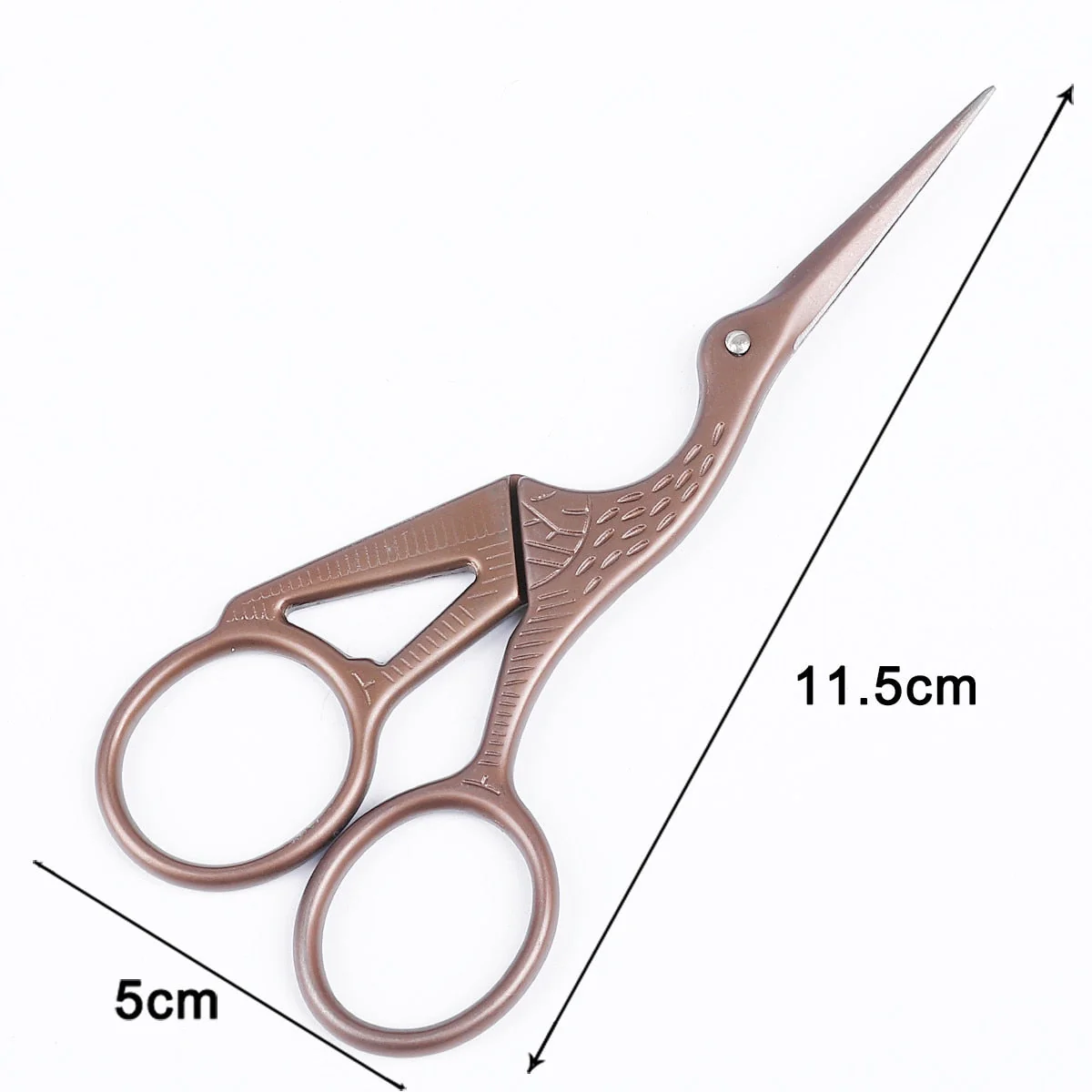 HULIANFU Vintage Stainless Steel Tailor Yarn Trim Cut cross stitch Scissor fabric Needlework Embroidery Thread knitting tool Sewing Tool - Deanwangkt