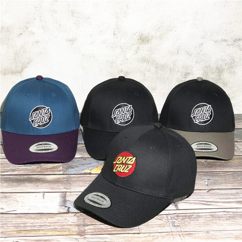 HULIANFU Santa cruz Baseball Caps for men Sun Hat women  Independent Peaked Hip hop Flip Skateboard Snapback Adjustable Casual Outdoor - Deanwangkt