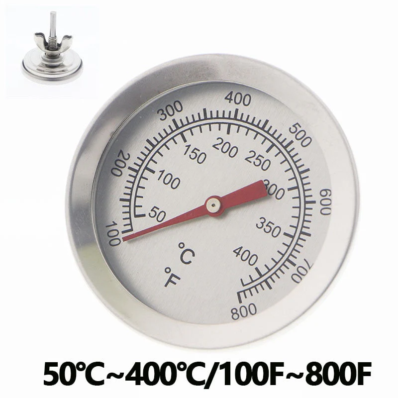 HULIANFU Stainless Steel Oven Cooker Thermometer Temperature Gauge Mini Thermometer Grill Temperature Gauge for Home Kitchen Food HOT - Deanwangkt