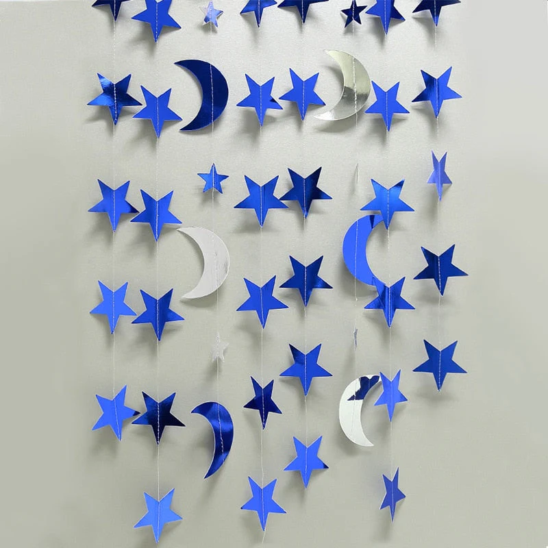 HULIANFU Merry Christmas Decorations for Home 4M Twinkle Star Paper Garland New Year  Noel ChristmasTree Ornaments Kerst  Navidad - Deanwangkt