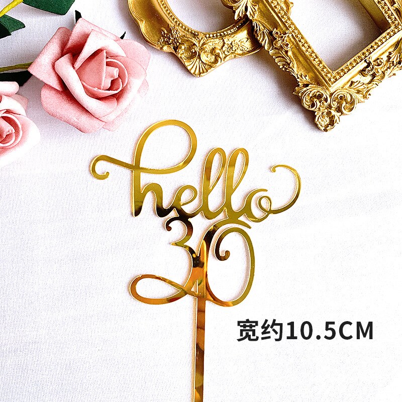 HULIANFU Wedding Cake Topper Acrylic Bride to be Cake Decorations Mariage Anniversary Birthday Party Baking Dessert Cake Top Flag Cupcake - Deanwangkt