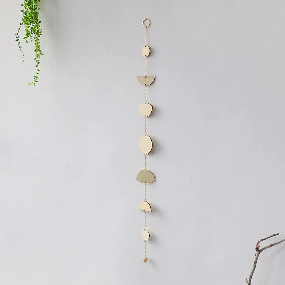 HULIANFU Moon Phase Wall Hanging Boho Home Decor Modern Celestial Phases Decoration Art Wall Decor for Bedroom, Living Room Gift - Deanwangkt