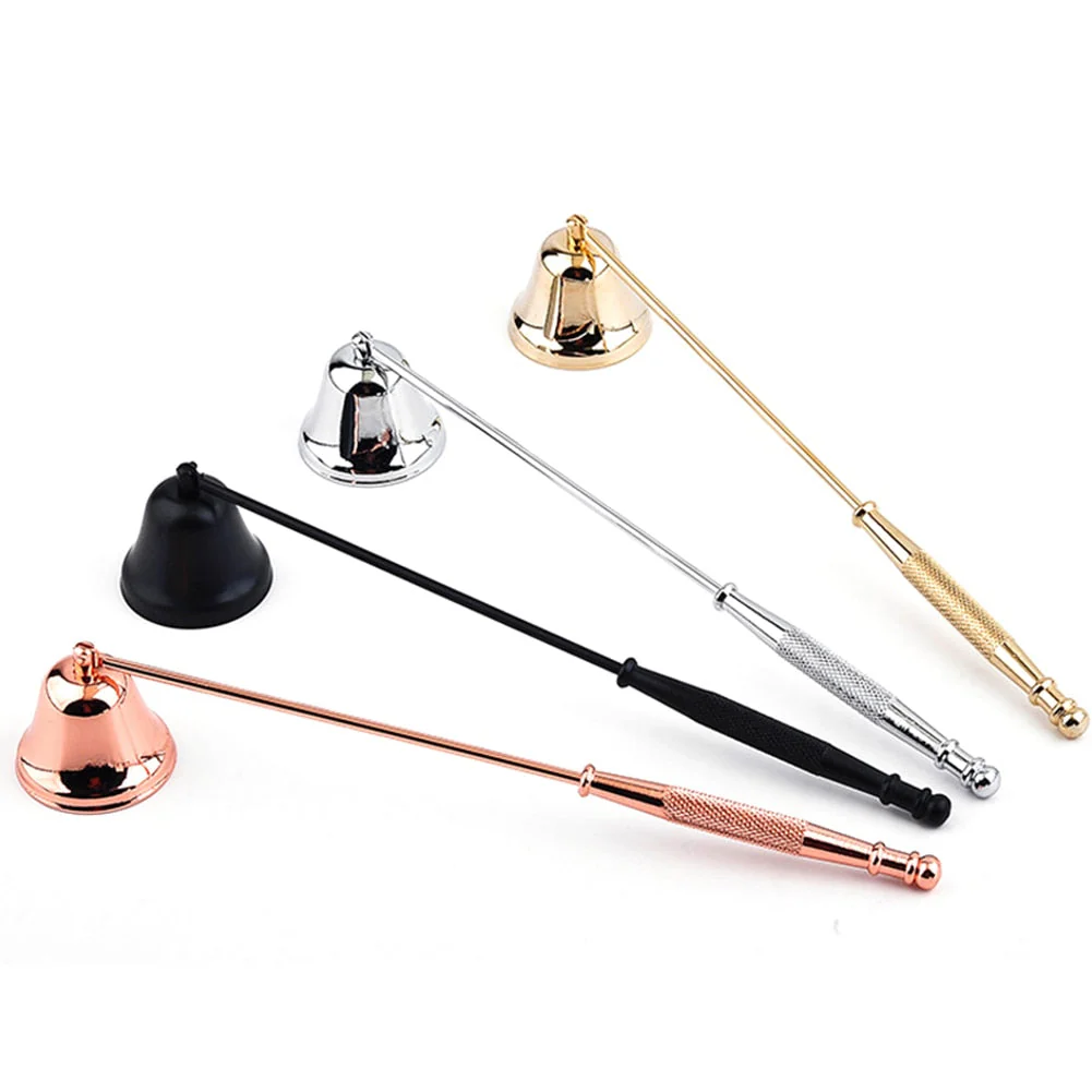 HULIANFU Vintage Metal Bell Shape Candle Snuffer Long Handle Banquet Extinguisher Candle Extinguisher Candle Wedding Home Accessories - Deanwangkt