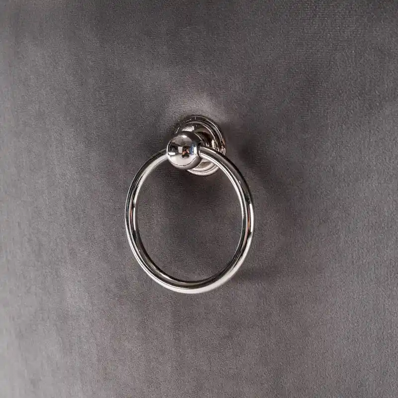 Set of 2 PU and Velvet Upholstered Dining Chairs with Nailhead Trim and Wooden Legs