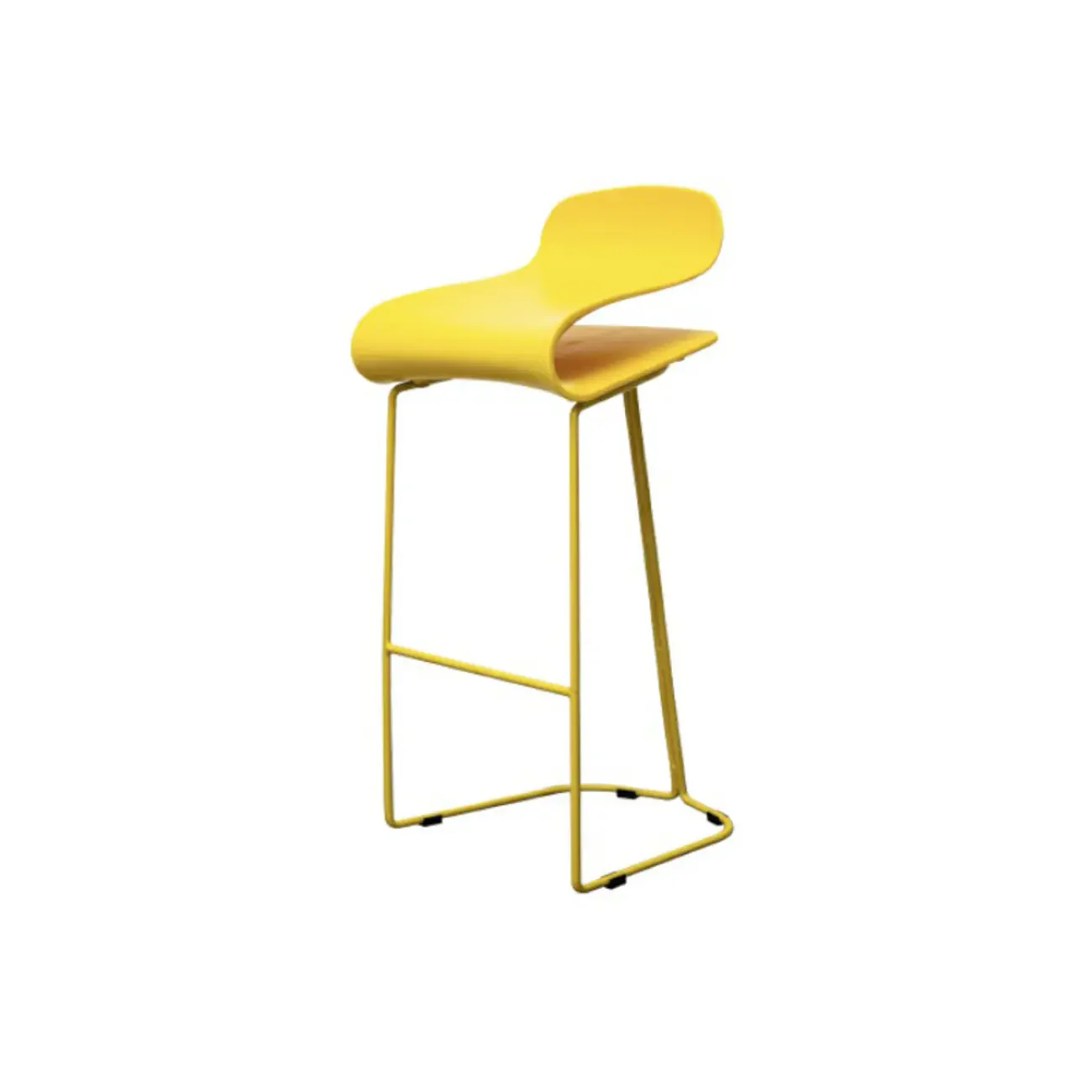 Acrylic Sleek Durable Backless Counter Height Bar Stool