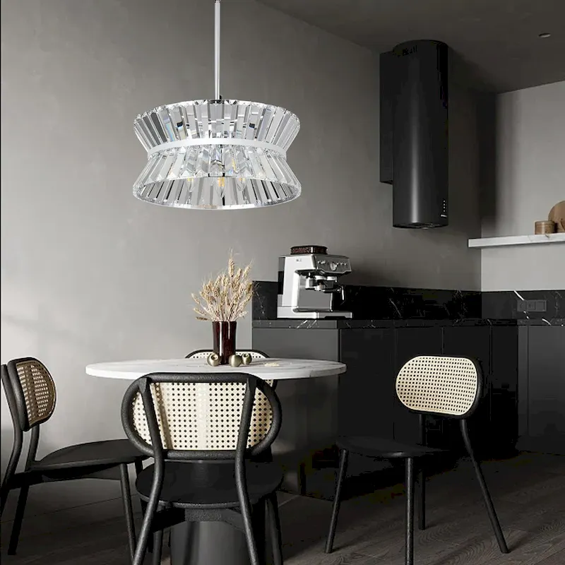 LARGE CHANDELIER CRYSTAL LAMP Modern AND LUXURIOUS STYLE