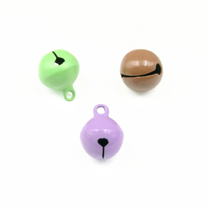 HULIANFU  15PCS Beautiful Metal Bells Loose Beads Jingle Bell For Christmas Party Crafts Decoration DIY Make Earrings Pendants Material - Deanwangkt
