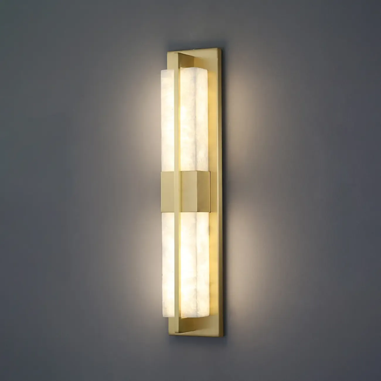 Modern Art Alloy Rectangular Wall light