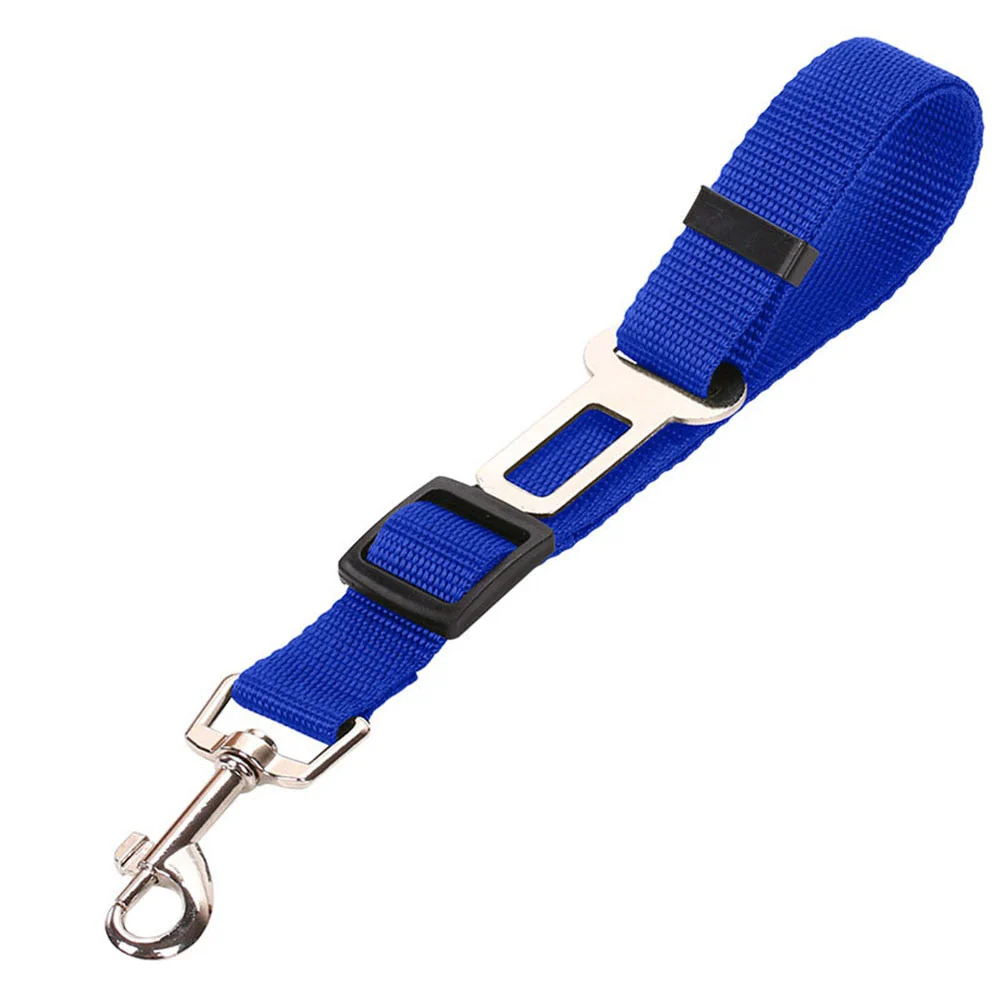 HULIANFU Pet Supplies Car Seat Belt Dog Seat Belt Dog Leash Vehicle Belt Adjustable Cushioning Elastic Reflective Safety Rope for Dog Cat - Deanwangkt