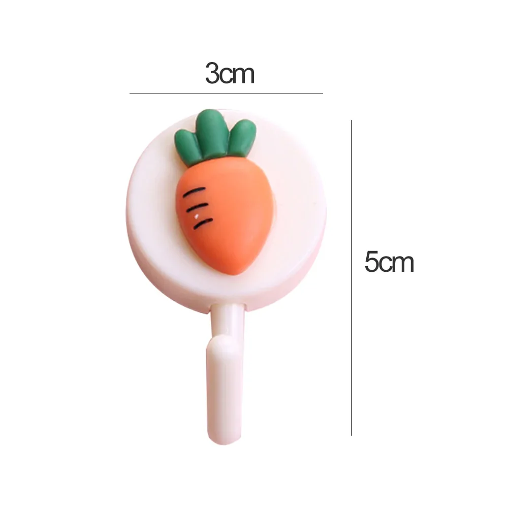 HULIANFU New Cute Animal Wall Hook for Key Holder Coat Towel Hanging Plastic Mask Holder Bathroom Organizer Wall Decor Home Accessories - Deanwangkt