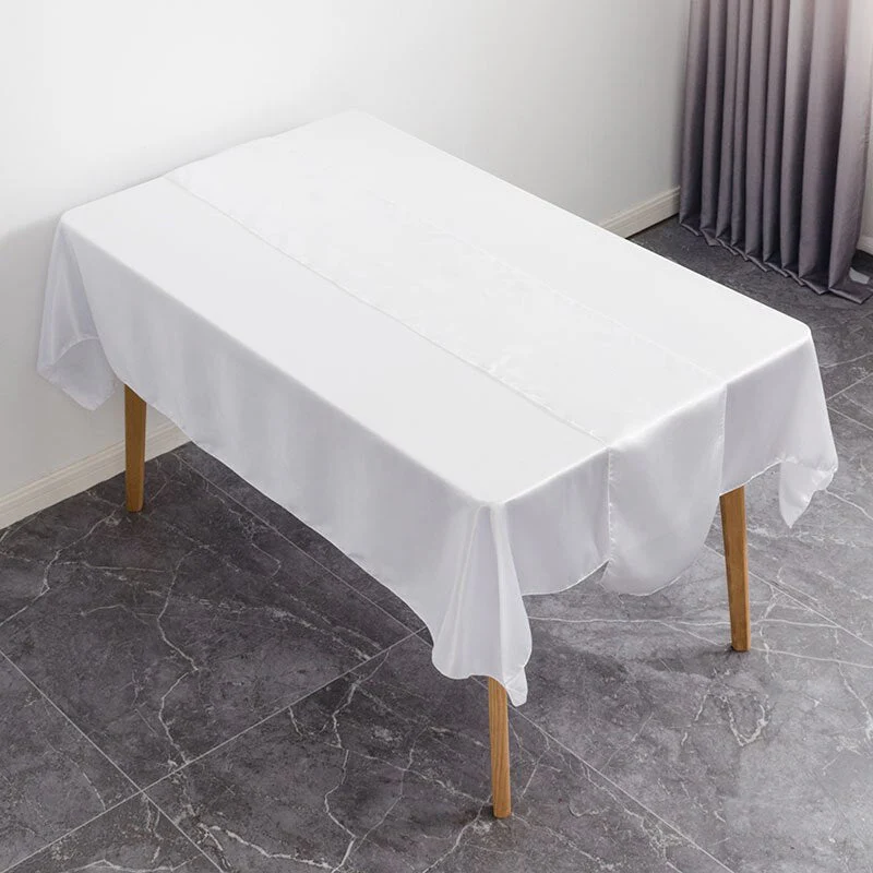 HULIANFU Table Runner Satin Shiny Colour Wedding Decoration Hotel Birthday Party Show Banquet Table Runner - Deanwangkt