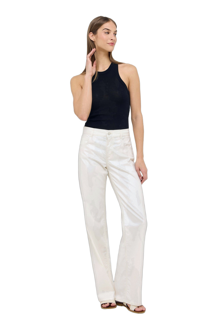 5-Pocket Hose aus Lyocell und Baumwolle – Rückansicht