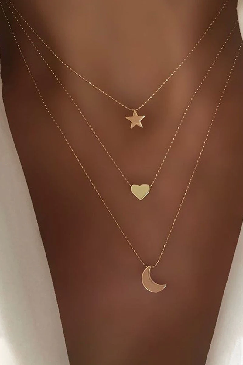 hulianfu Fashion Simplicity Solid Necklaces Accessories - Deanwangkt
