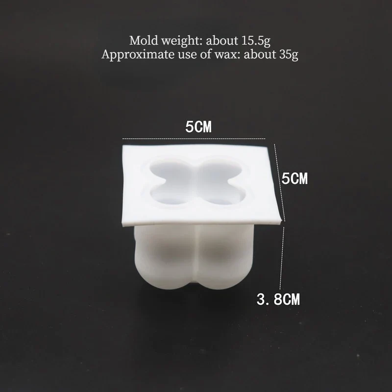 HULIANFU Mini Cactus Shape Candle Silicone Mold Handmade DIY Desktop Decoration Gypsum Epoxy Resin Aromatherapy Candle Silicone Mould - Deanwangkt