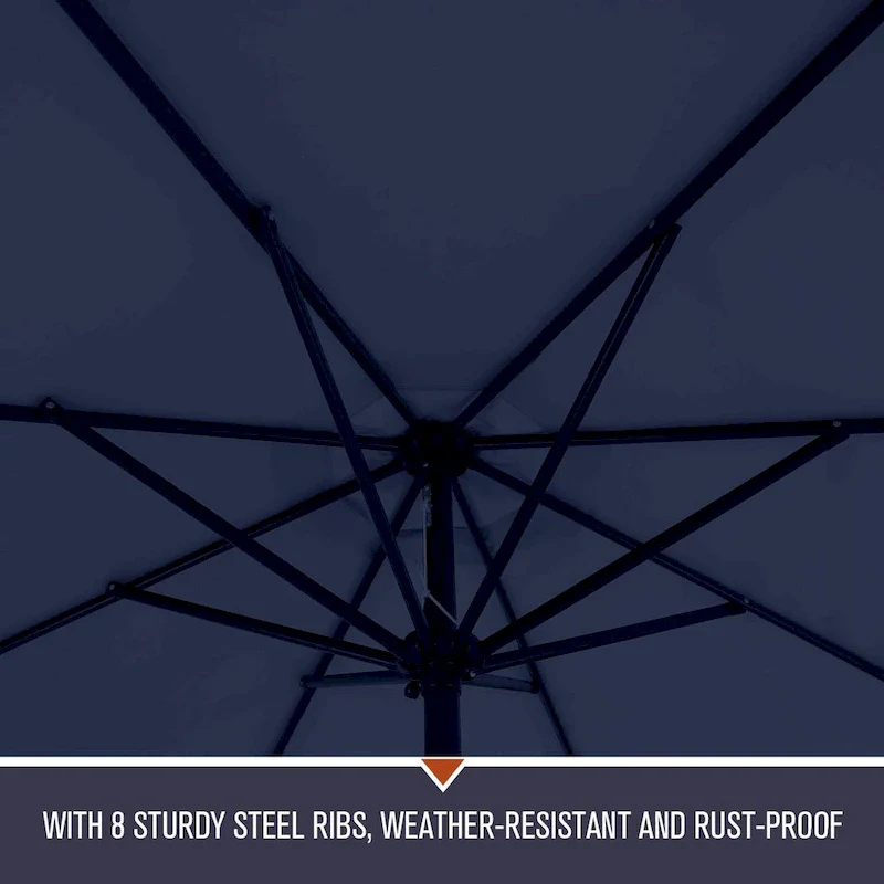 Patio 5-piece Dining Set, 1 Square 37  Metal Table with Umbrella Hole and 4 Rattan Chairs with Cushion