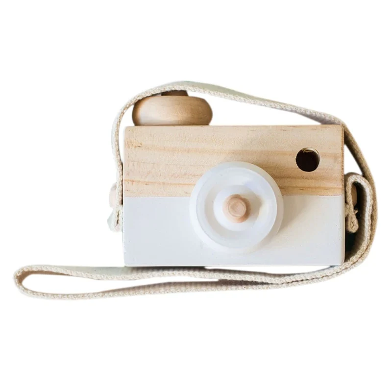 HULIANFU Nordic European Style Camera Toys Baby Kids Room Decor Furnishing Articles Child Christmas Birthday Wood Gifts - Deanwangkt