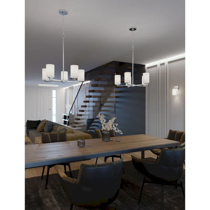 AFX Leo 5-Light Med Base Chandelier