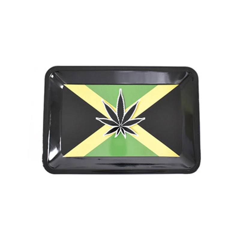 HULIANFU Tobacco Rolling Tray 18*12.5CM Herb Tobacco Tinplate Plate Smoking Accessories Cigarette Rolling Tray For Grinder - Deanwangkt