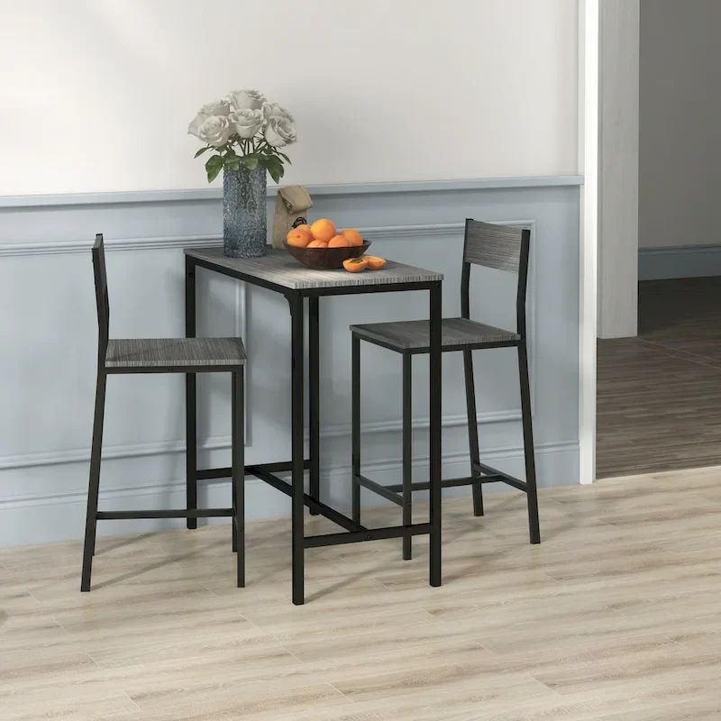 Carbon Loft Padrad Industrial Counter Height 3-piece Dining Set