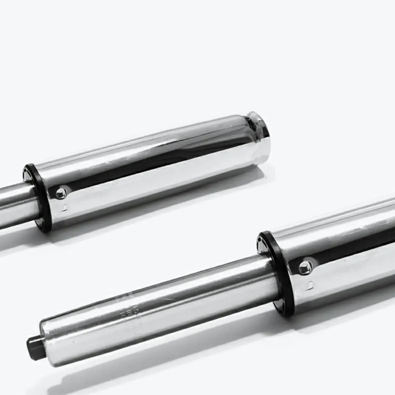 Modern Gray Swivel Metal Frame Adjustable Bar Height Stools