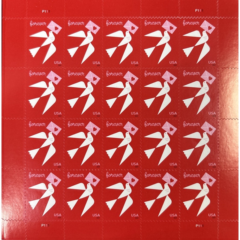 Love 2024, (Sheet of 20) - TWENTYSTAMPS