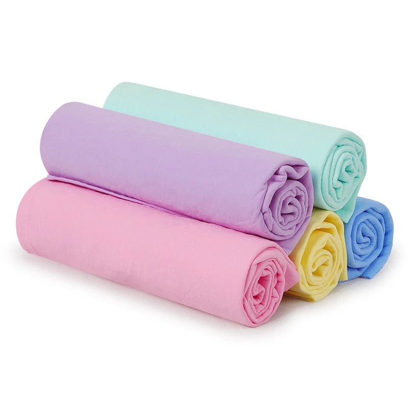 HULIANFU Pet Small Medium Large Cats Dogs Bath Towel Super Absorbent PVA Washable Towels Dog Supplies Pet Accessory - Deanwangkt