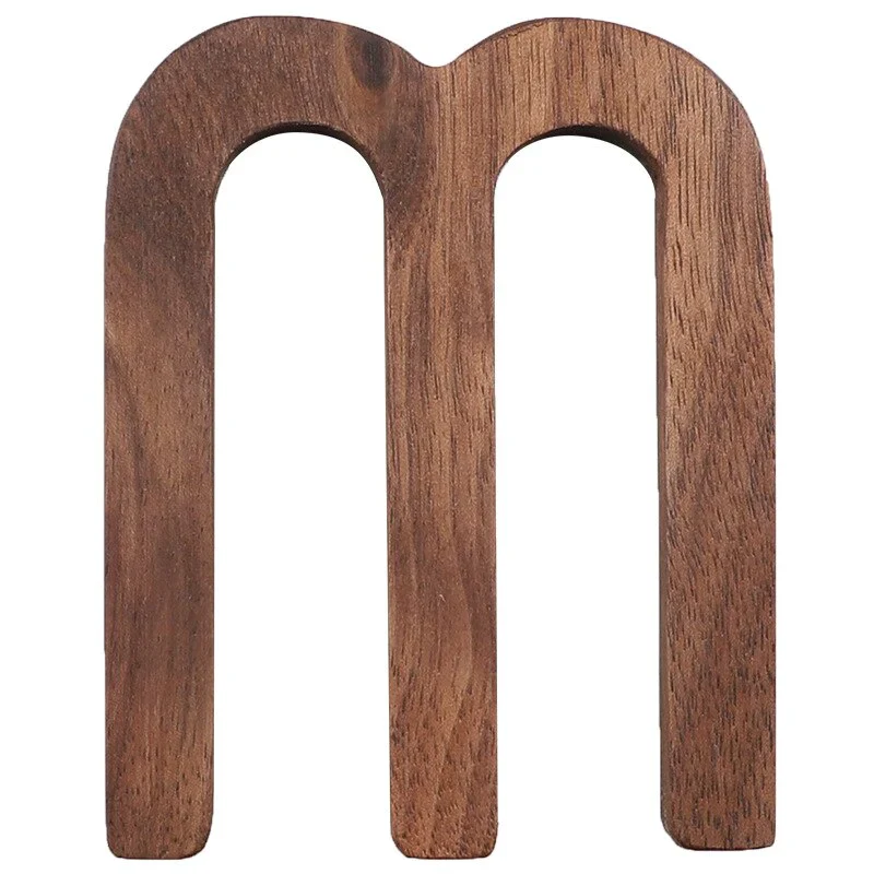 HULIANFU NEW Nordic Style Black Walnut Letter Decorative Letters Combination Wall Decoration DIY Letter Home Decoration Wooden Alphabet - Deanwangkt