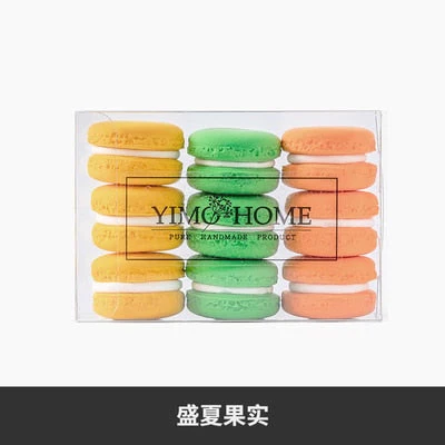 HULIANFU Simulation macaron model fake cake cream children birthday party photo decoration wedding dessert window decoration ornaments - Deanwangkt
