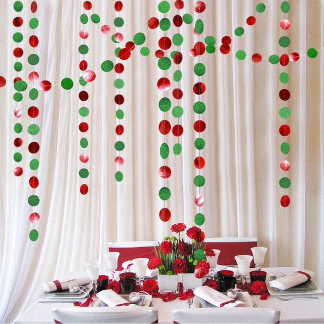 HULIANFU Merry Christmas Decorations for Home 4M Twinkle Star Paper Garland New Year  Noel ChristmasTree Ornaments Kerst  Navidad - Deanwangkt