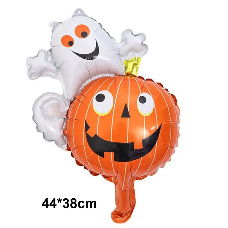HULIANFU Large 86x165cm Skeleton Man Balloons Halloween Decorations Globos Scary Halloween Skull Ballons Halloween Party Home Decorations - Deanwangkt